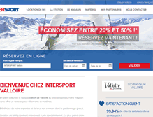 Tablet Screenshot of intersport-valloire.com